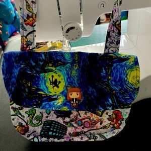 Harry Potter multiple tumbler’s fabrics girls/toddler mini purse, 8x8 inches